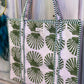 Green Shell Breeze Tote – Handmade Quilted Cotton Bag | Boho Everyday Tote