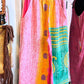 Rose Garden – Handmade Kantha Cotton Pants | Wide Leg Boho Trousers