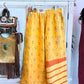 Marigold Stripes – Handmade Kantha Cotton Pants | Wide Leg Boho Trousers