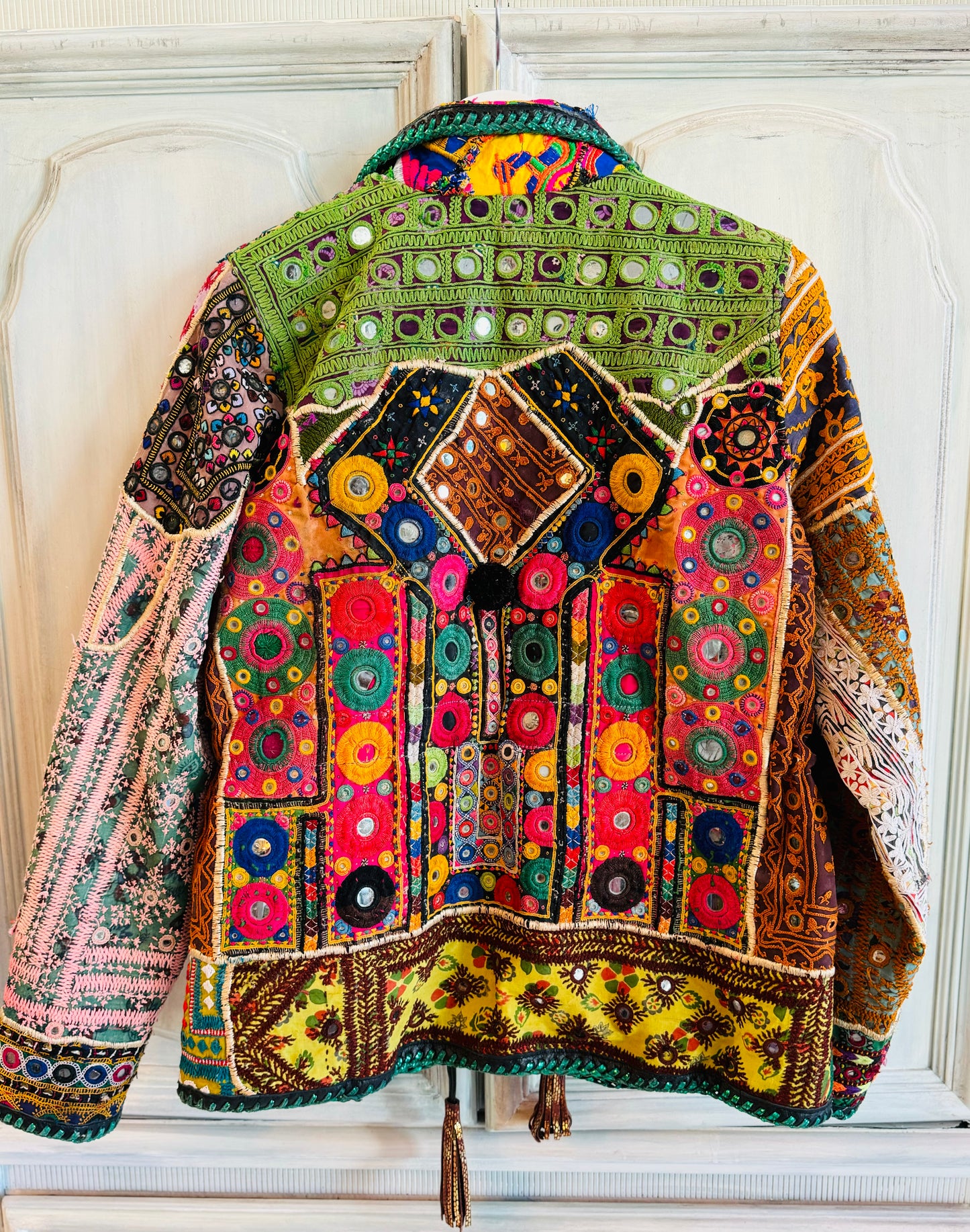 Bohemian Patchwork Jacket Fullsleeves