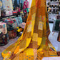 Silk Patchwork Kantha - Yellow- Queen/ King