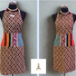 Rust & River Cotton Kantha Apron | Handmade | Reversible | 6 Pockets