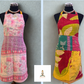 Blushing Garden Cotton Kantha Apron | Handmade | Reversible | 6 Pockets