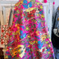Frida in the Jungle - Hot Pink| Hand Block Printed Kantha Quilt | 100% Cotton | Handmade | 90x100”