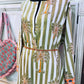 Palm Grove Olive Heritage Cotton Maxi Dress – Hand Block Printed Women’s Dress with Pockets