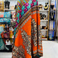 Pebbles and Paisleys Saree Kantha Quilt – Twin Size - Throw Blanket