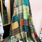 Silk Patchwork Kantha - Green-Queen/ King