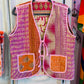 Handmade Reversible Kantha Vest – Marigold | 100% Cotton Jacket