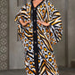 Safari Luxe Print Kaftan – Free Size, Lightweight