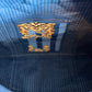 Handmade Quilted Weekender Bag – Tiger Print Travel Duffel – Blue