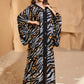 Desert Mirage Boho Kaftan – Free Size, Mixed Fabric