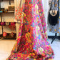Frida in the Jungle - Hot Pink| Hand Block Printed Kantha Quilt | 100% Cotton | Handmade | 90x100”