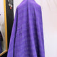 Silk Patchwork Kantha - Purple -Queen/ King