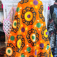 Sunburst Ember Kantha Quilt - 100% Cotton Handmade Blanket | Handblock Print Bedspread (84x106)