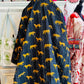 Golden Prowl – Black Cheetah Handblock Printed Kantha Quilt | 100% Cotton | Handmade