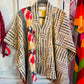 Handmade Kantha Poncho – Earth Rhythm | Unisex | 100% Cotton Boho Top