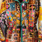 Bohemian Patchwork Jacket Fullsleeves