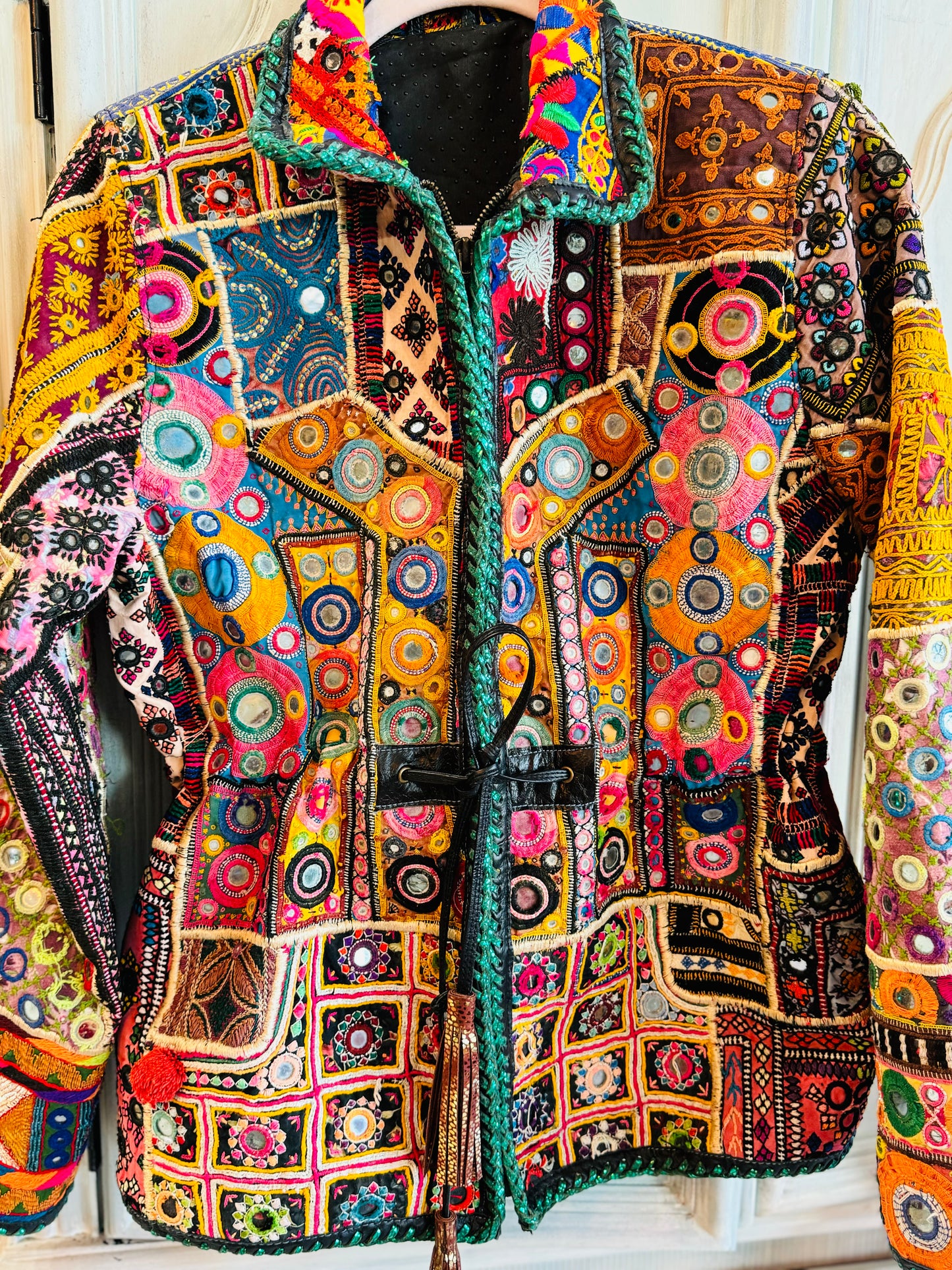 Bohemian Patchwork Jacket Fullsleeves