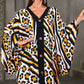 Safari Luxe Print Kaftan – Free Size, Lightweight