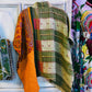 Handmade Kantha Poncho – Earthbound Mosaic | Unisex | 100% Cotton Boho Top