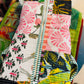 Tropical Palm Patchwork Quilted Duffel Bag – Handmade Botanical Block Print Cotton Weekender Bag
