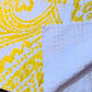 Boho Sun Mini - Yellow – Handblock Printed Kantha Quilt | Cotton | Handmade