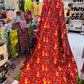 Birds Kantha - Red