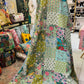 Cotton Patchwork Quilt - Green