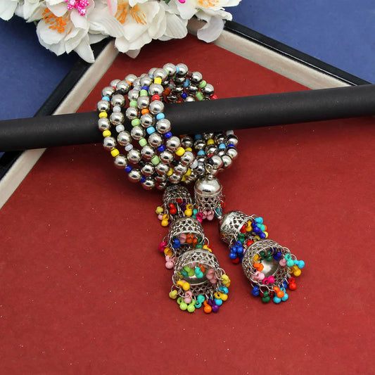 Bracelet with Jhumkas