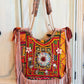 Shoulder Bag with Tassels