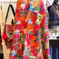 Handmade Kantha quilt made with 100% cotton patches- myallindianshop