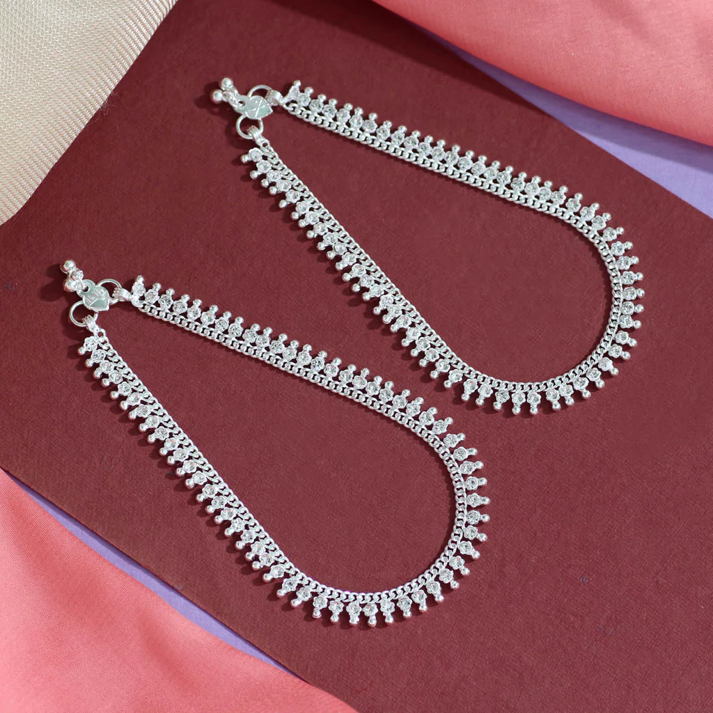 Silver Plated Anklets