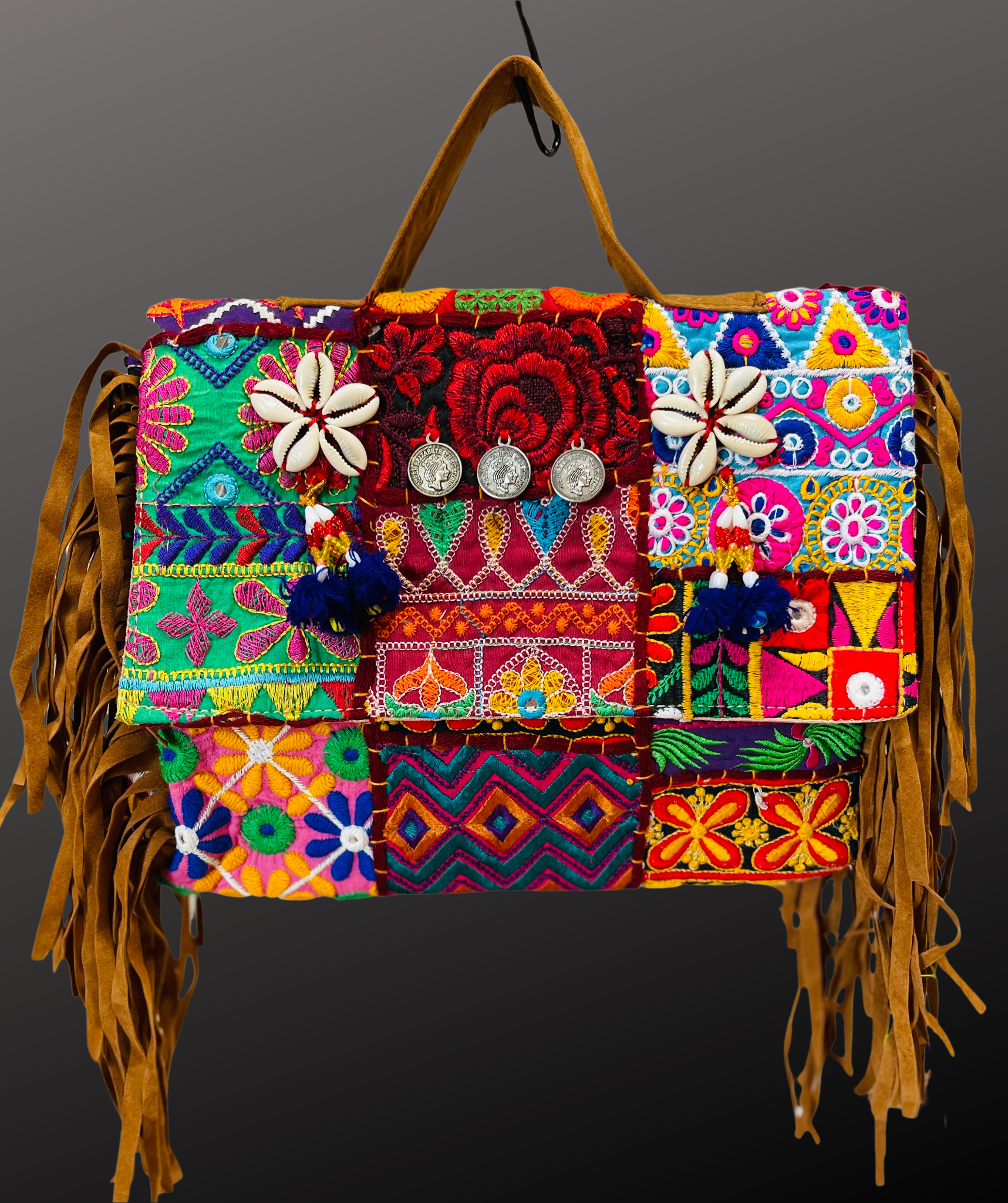 Rajasthani Design Embroidery Jhola bag Fashion Sholder Bag